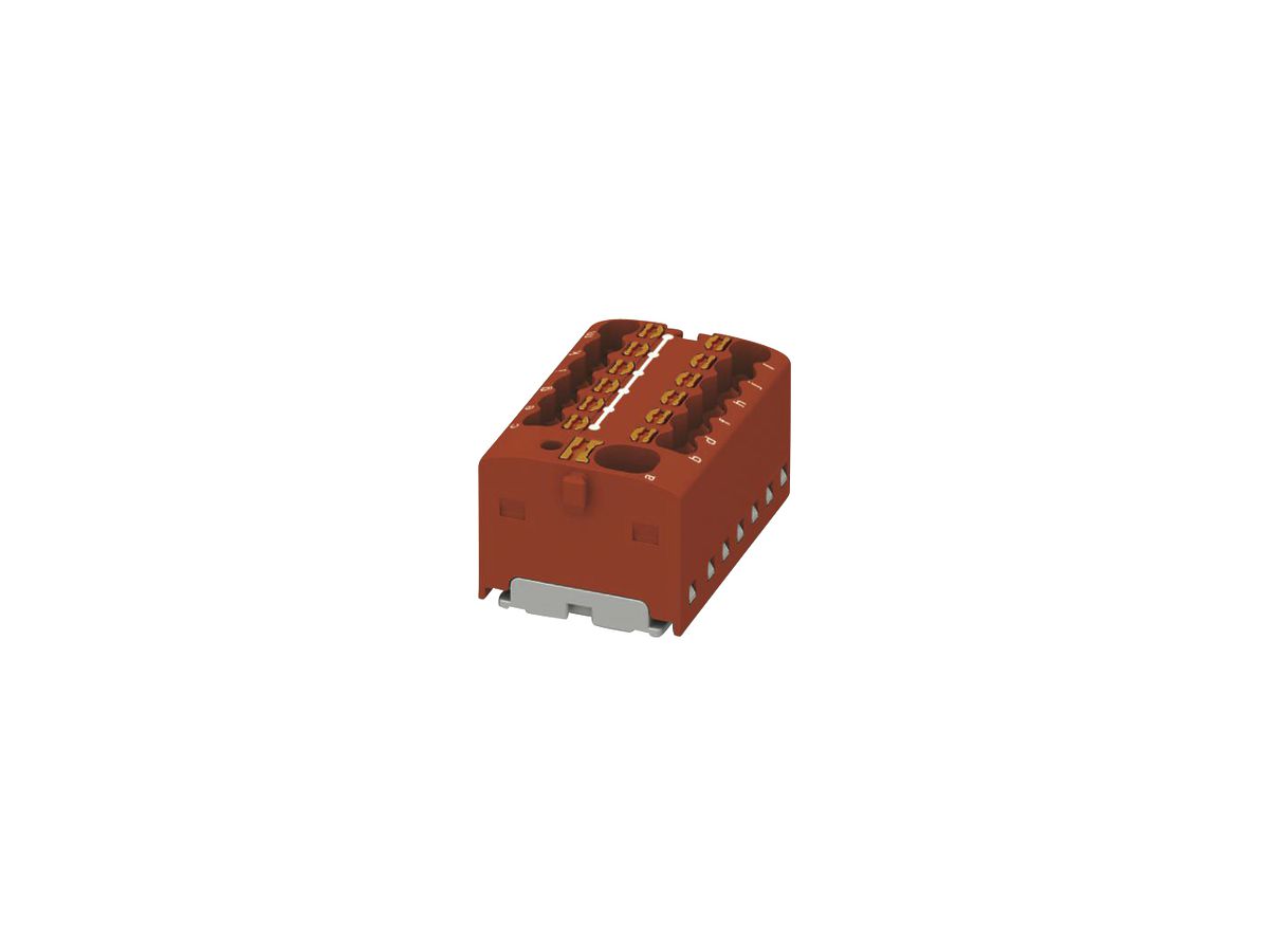 Verteilerblock PX PTFIX 4/12X1.5-G RD