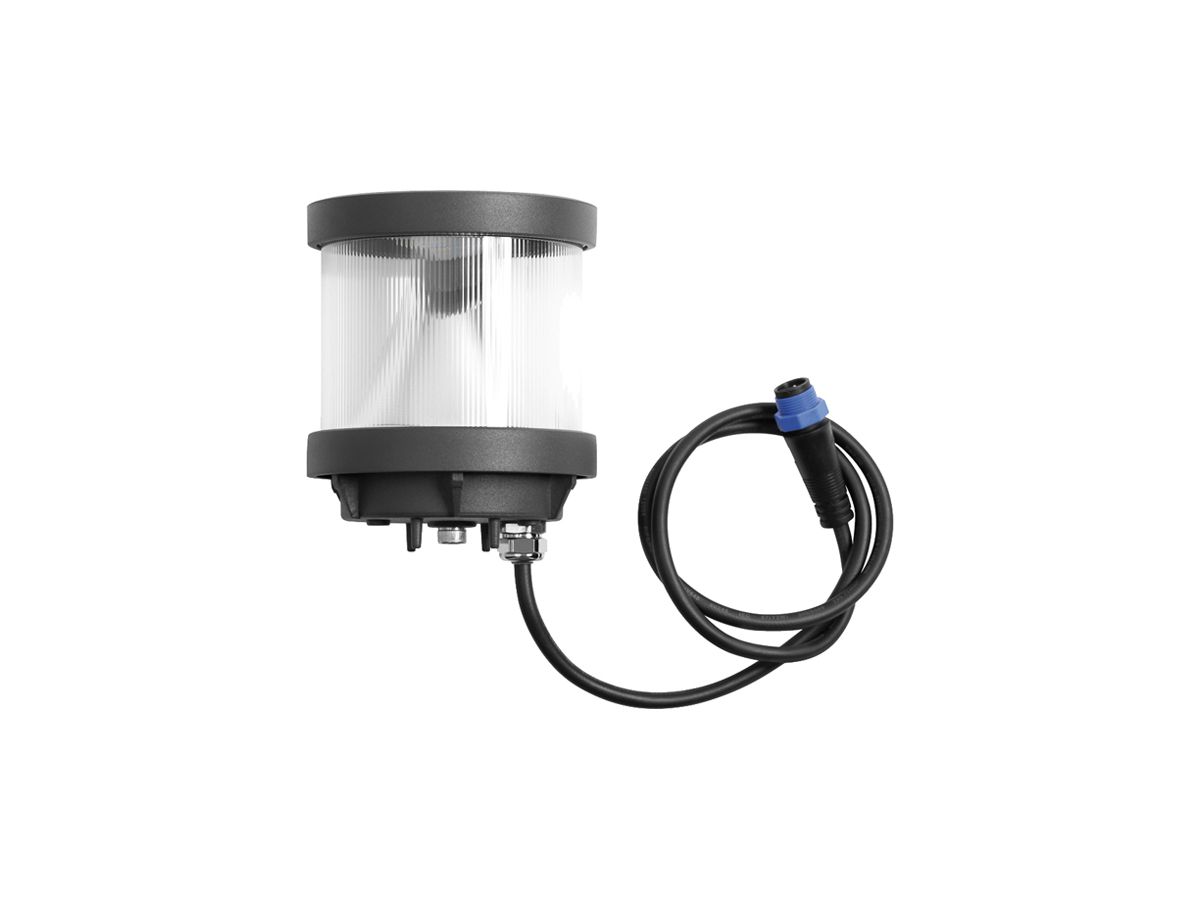 LED-Leuchtenkopf ESYLUX ALVA BL 700/100 830 klar anthrazit