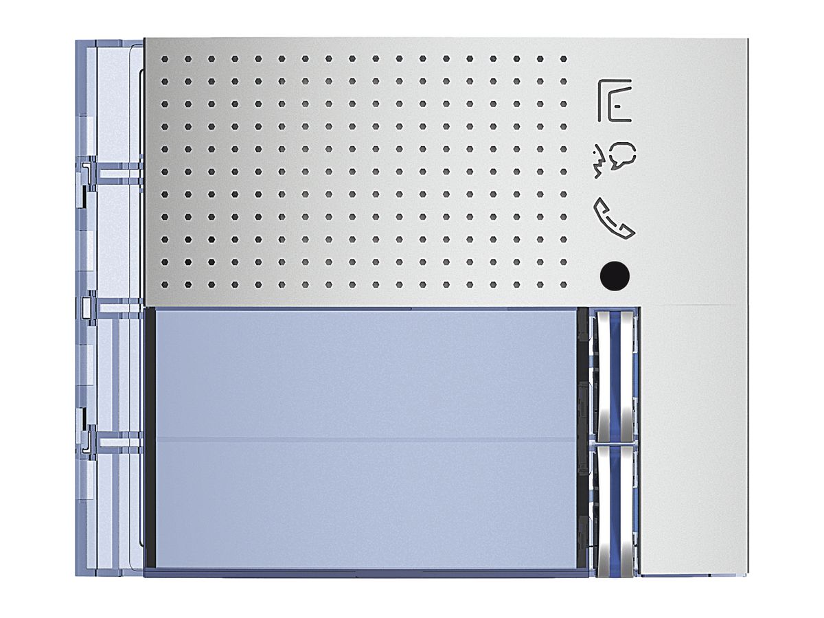 Frontblende für Tür-L-S-Modul Sfera mit 2 Ruftasten Al