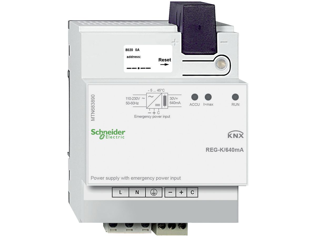REG-Spannungsversorgung KNX Schneider Electric 30VDC 640mA, MTN683890