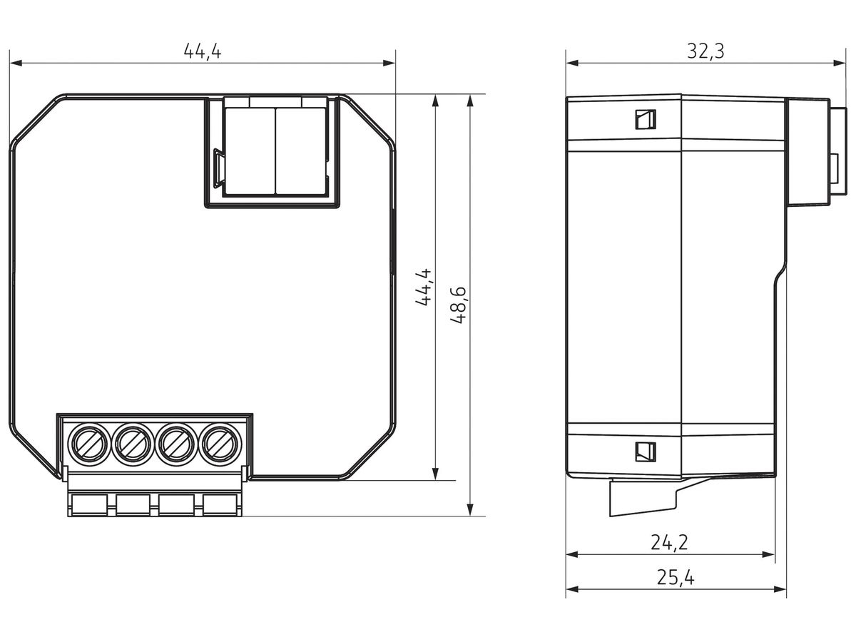 EB-Dimmaktor KNX Theben LUXORliving D1 1-Kanal