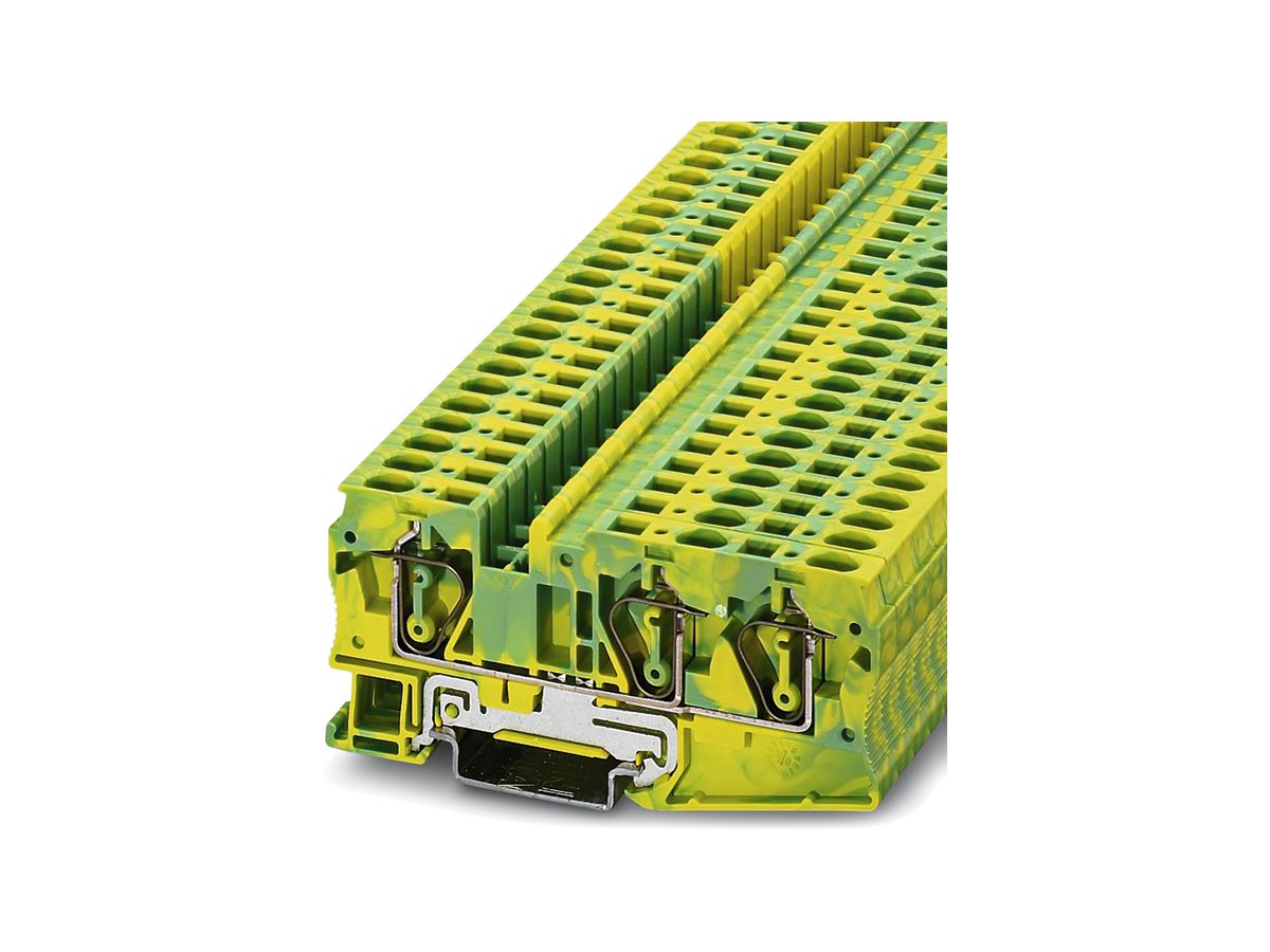 Reihenklemme 0.2…10mm² Zugfederanschluss grün/gelb