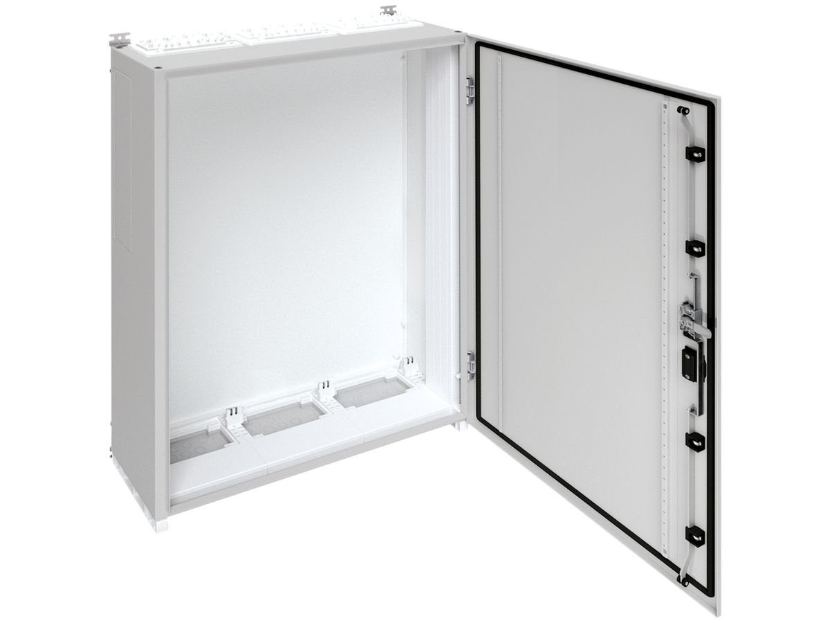 Wandschrank Hager univers mit Volltür SK II IP55 1100×800×275mm RAL 7035