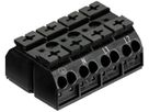 Anschlussklemme WAGO 4-L schwarz