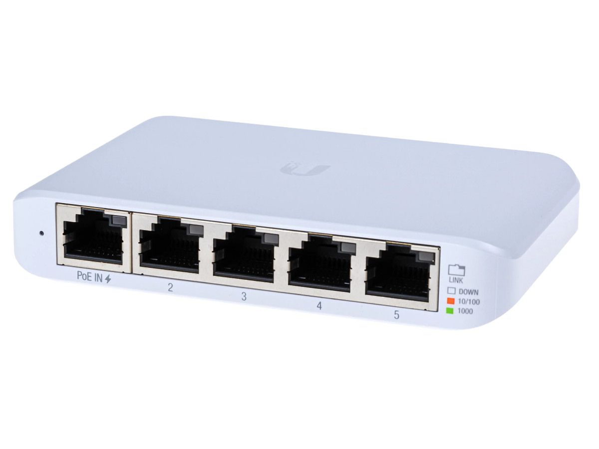 Ubiquiti Switch USW-Flex-Mini 5 Port - 5xRJ45 Gigabit, PoE, Desktop.