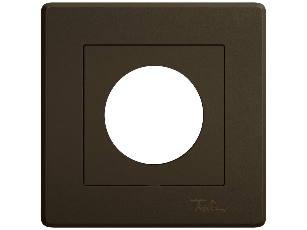 UP-Abdeckset EDIZIO.liv SNAPFIX® Thermostat 96×96×7mm umbra IP20
