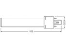 LED-Lampe LEDVANCE DULUX S9 G23 4W 550lm 6500K mattiert 165mm