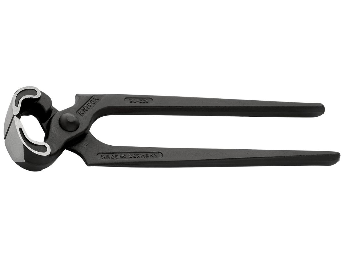 Kneifzange KNIPEX 225mm schwarz atramentiert