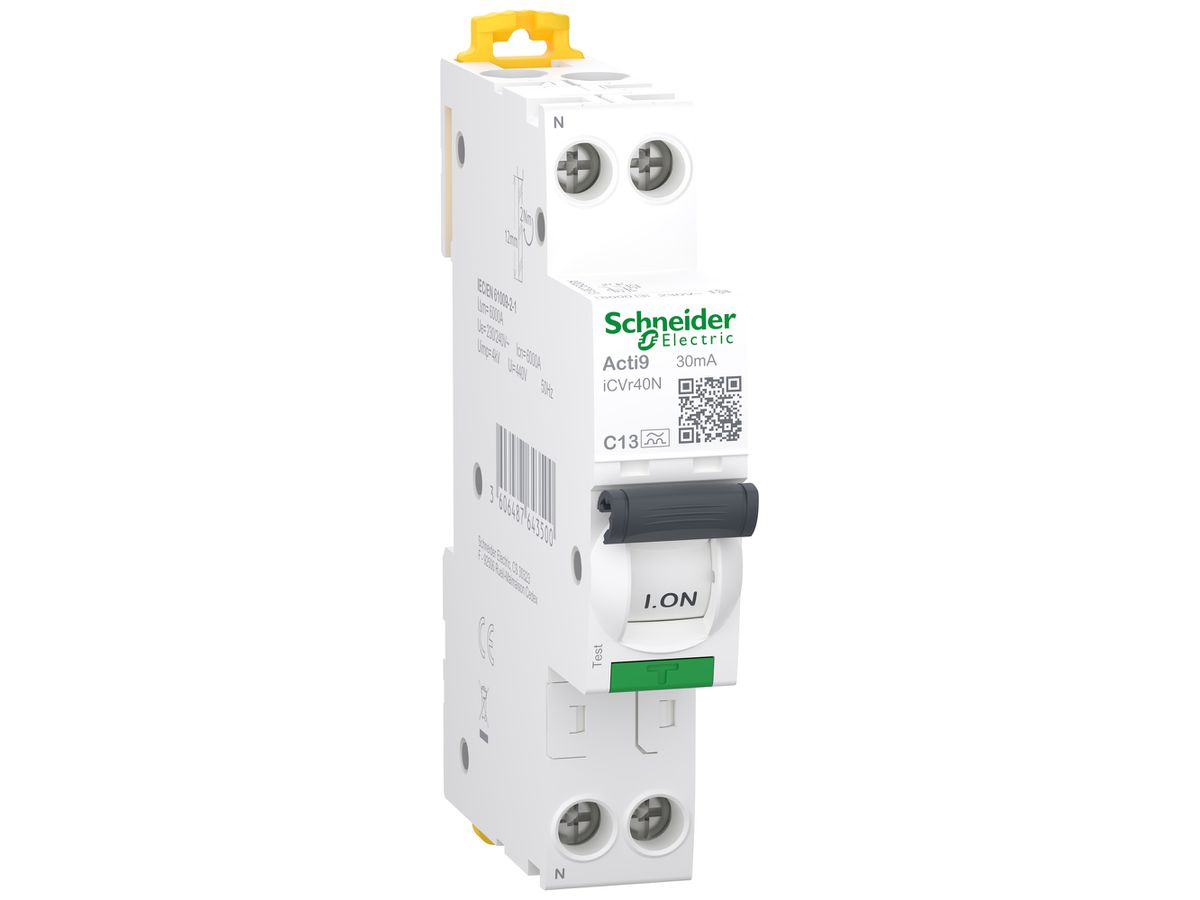 FI/LS-Schalter Clario iC40 2P 230V C 13A 0.03A A 1TE 6kA