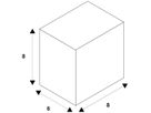 Einlassgehäuse SLV für EB-Wandleuchte MOBALA, 80×80×60mm, schwarz