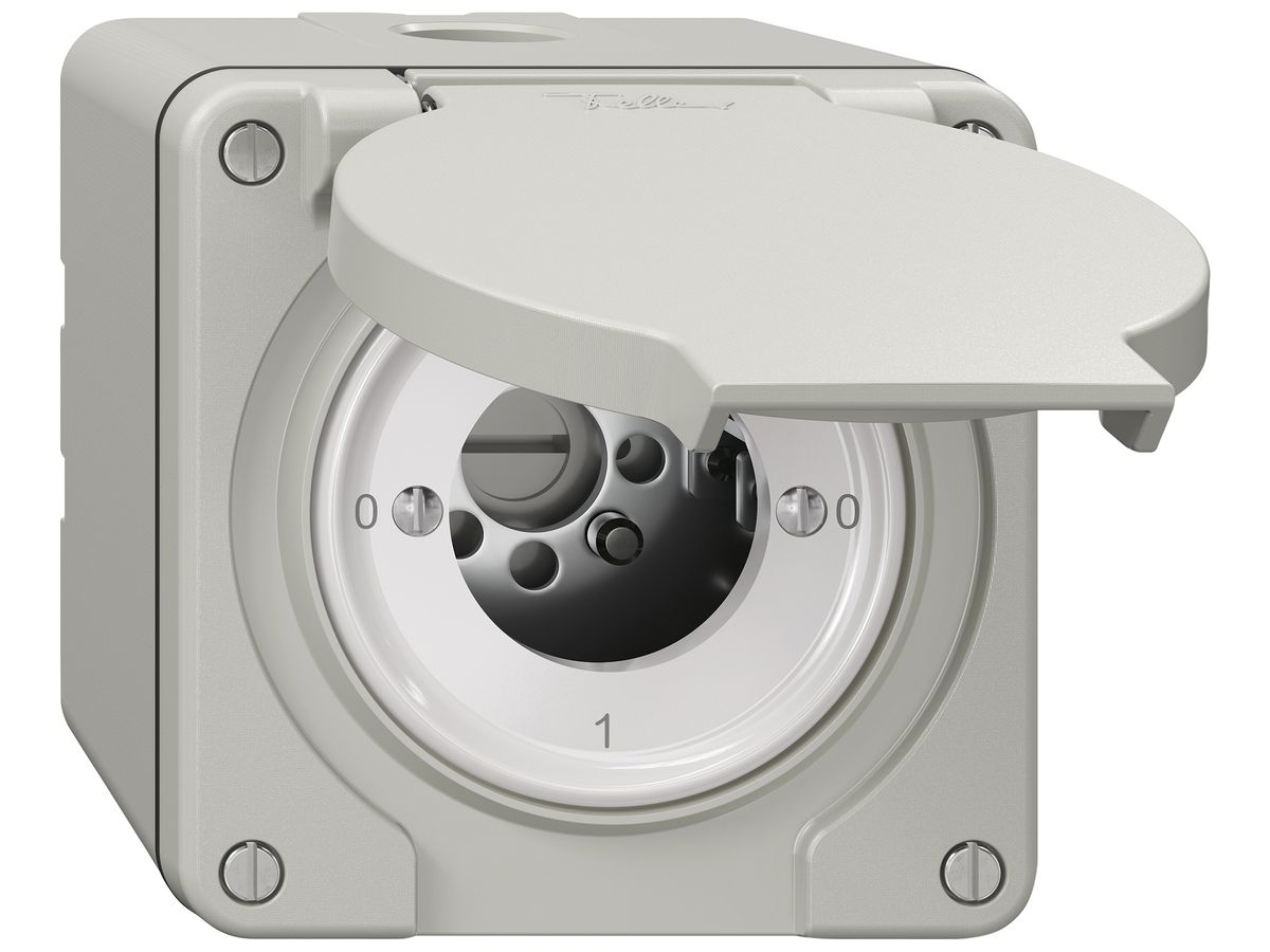 AP-Schlüsselschalter NEVO SNAPFIX® Ausschalter 1-polig 16A 400V 0-1-0-1 lgu