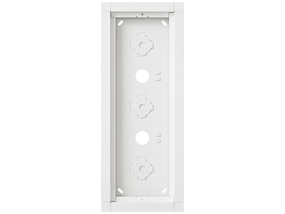 AP-Gehäuse Siedle 3× 132×332×36.5mm weiss