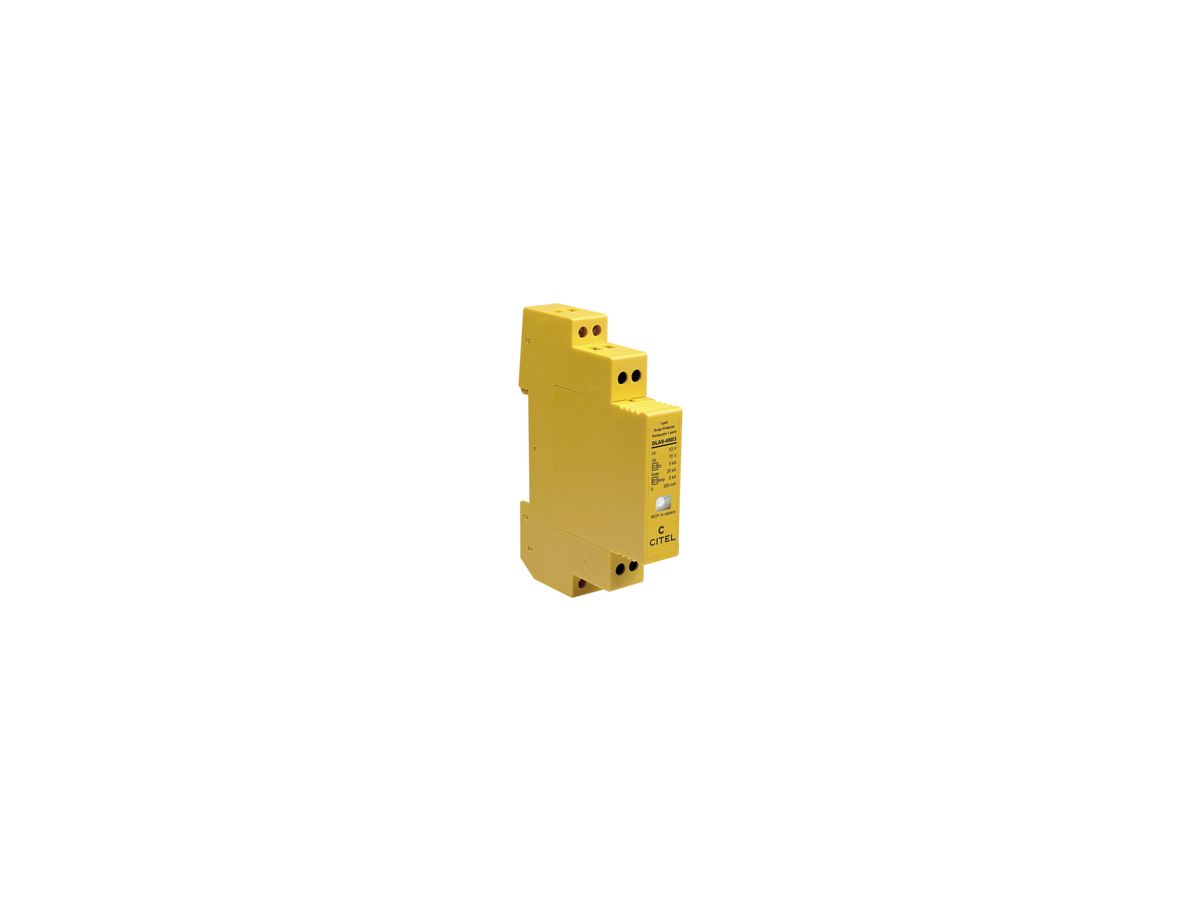 REG-Überspannungsschutz Flury DLAS 20kA 48VDC, 1×2 Adern 0.4…1.5mm²