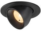 LED-Downlight SLV NUMINOS GIMBLE S 6.7W 1050lm 3000K MB DALI Ø100×70 schwarz
