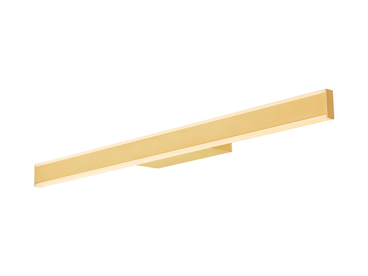 LED-Wandleuchte SLV ONE LINEAR 70 20W 1250lm 927/930 IP44 DIM 705mm Messing