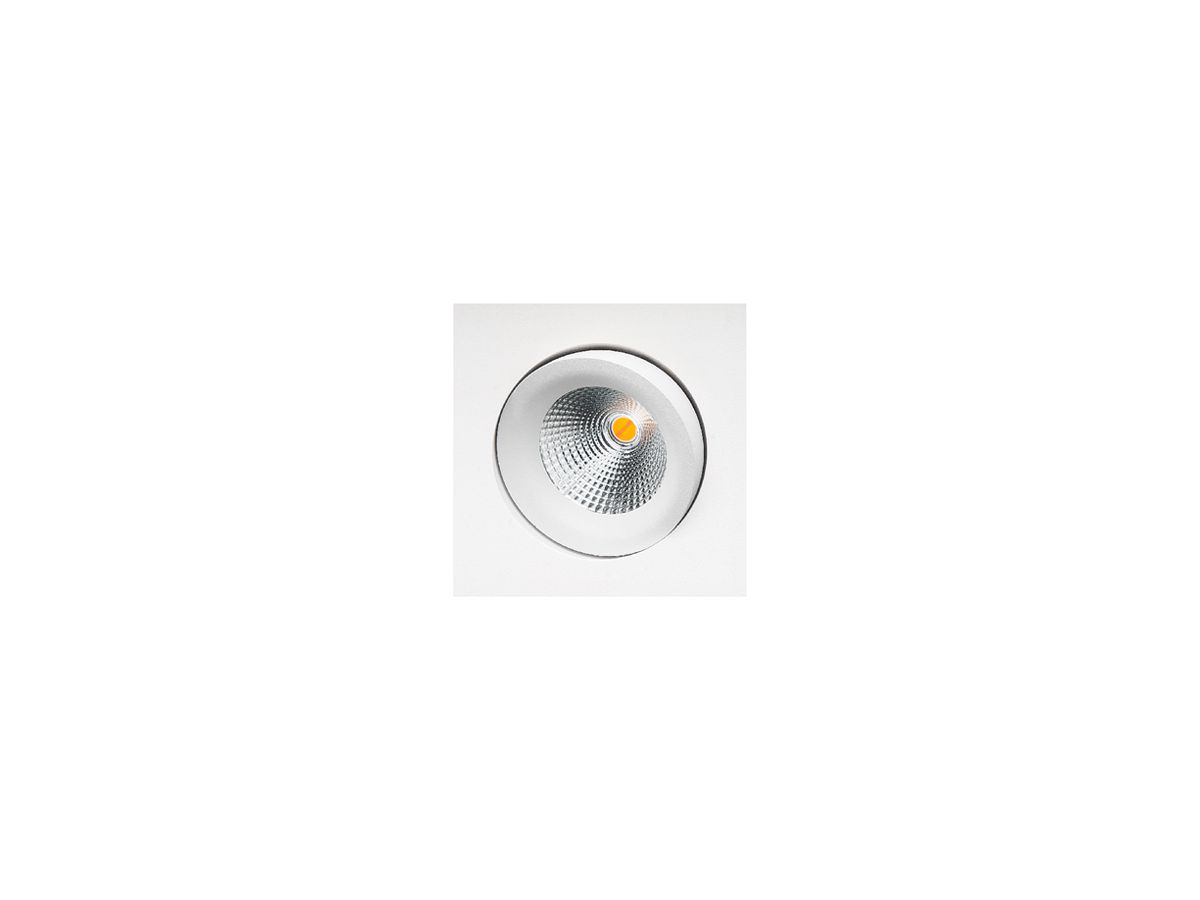 LED-Downlight SG Junistar Square 8W 550lm 920…928 IP20/IP44 42° DIM 95×95mm ws