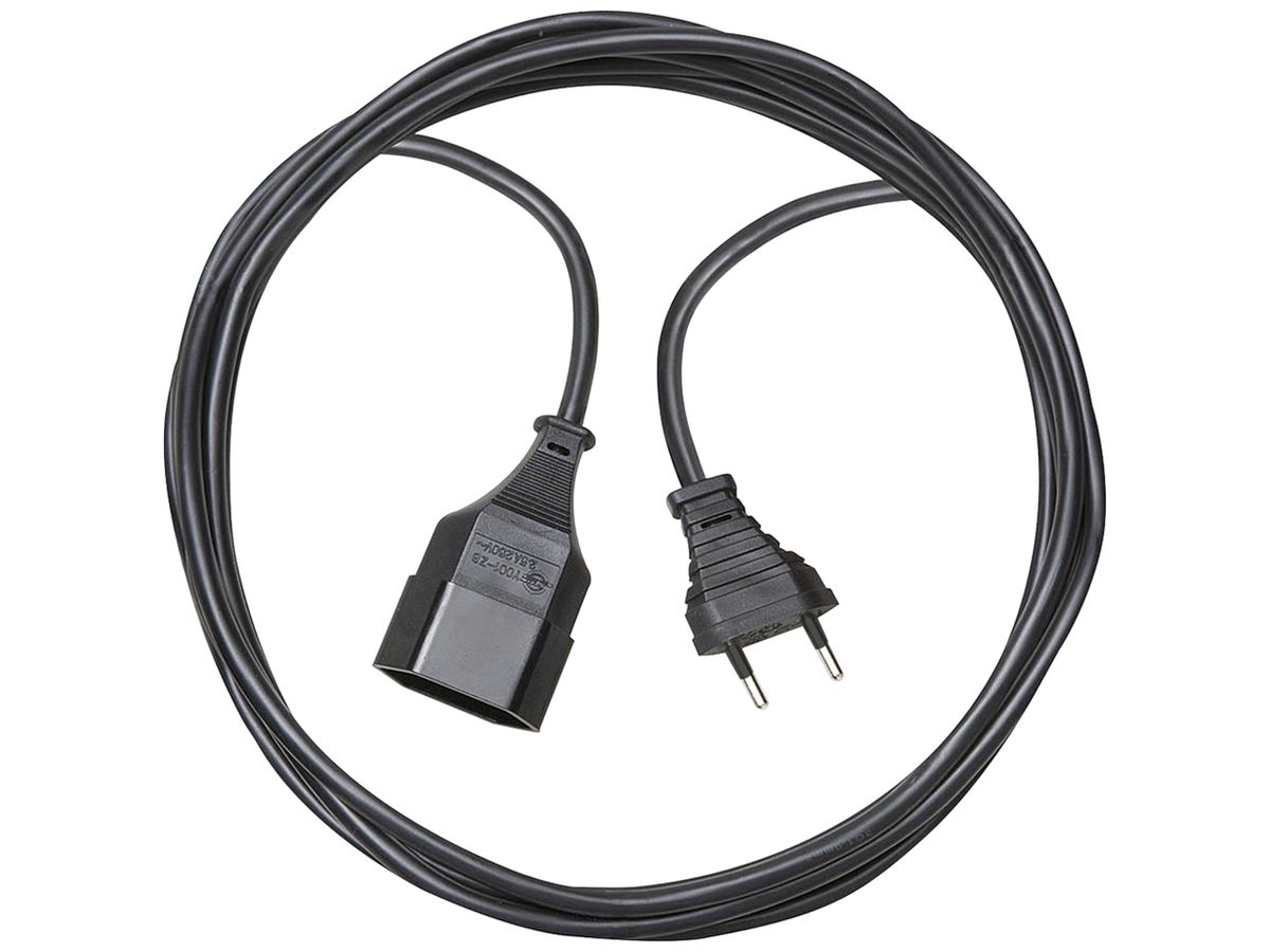 Verlängerungskabel Brennenstuhl PVC 10A 230V 2×1mm² T11/T11 5m sz