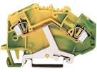 Schutzleiterklemme WAGO TOPJOB 4mm² grün/gelb