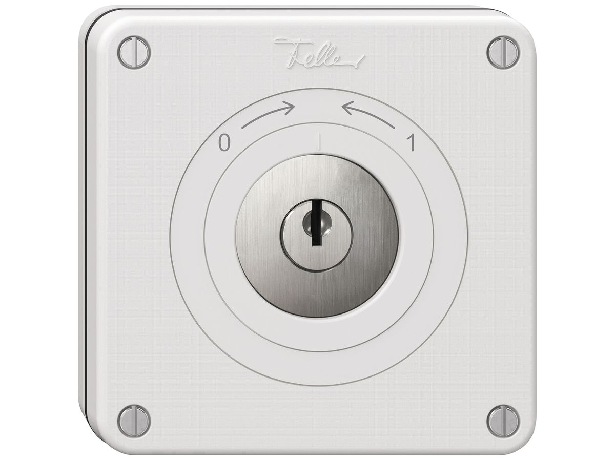 UP-Schlüsselschwenktaster NEVO SNAPFIX® 1P 1NC 1NO 16A 400V 0-> <-1 ws