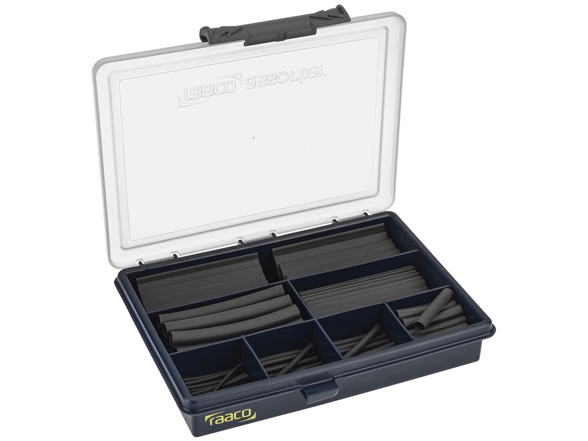 Schrumpfschlauch-Set CIMCO BLACK 2:1 Ø1.5…12.5mm 130-teilig Box