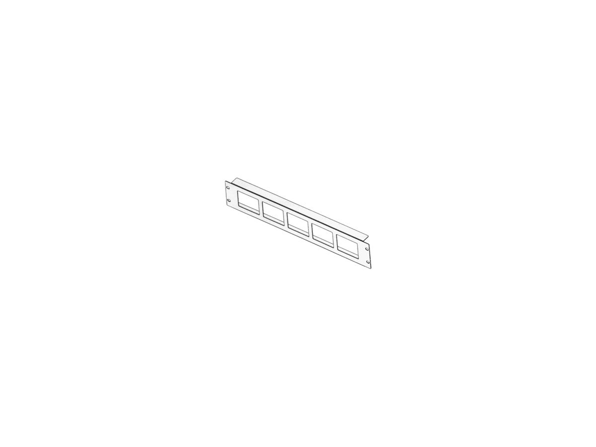 Panel Hager FLF 2HE grau