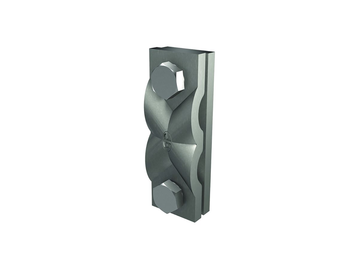 Kreuzklemme Flury AV 46 Inox A2, für Draht/Band, Ø 6…8mm