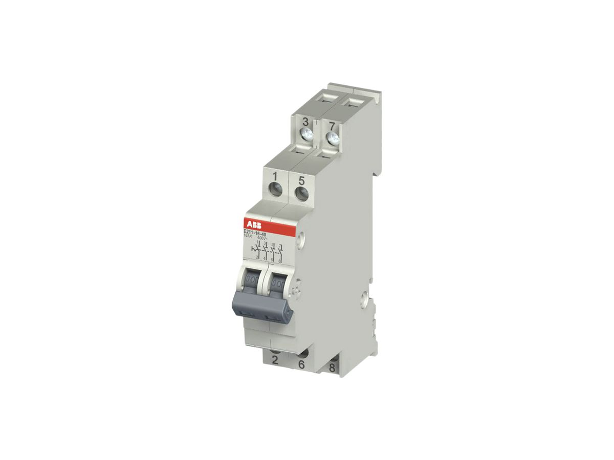 REG-Ausschalter ABB E211, 16A/250V 4L 4S, 1TE, "0-I"