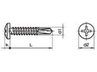 LK-Blechschraube 3.5×19mm verz.Phillips, DIN 7504 N