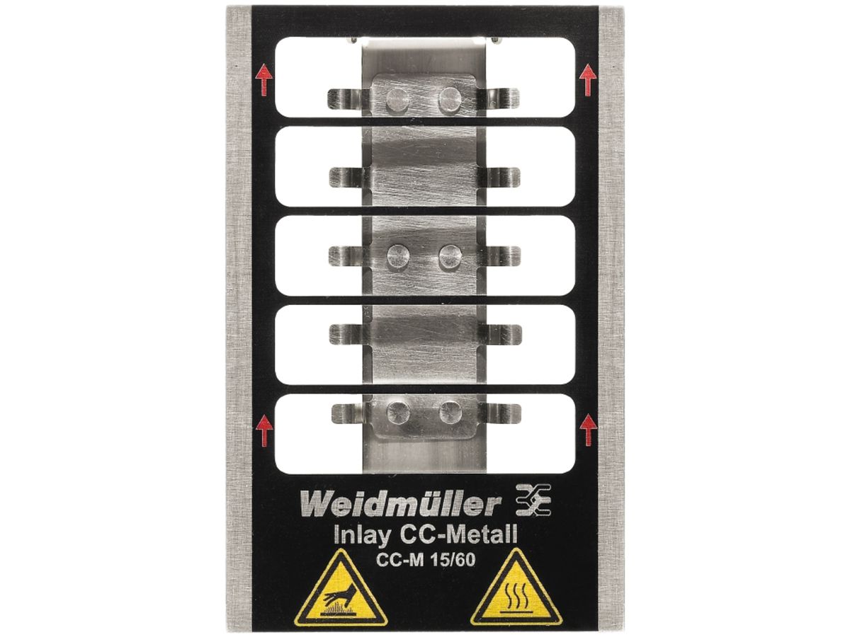 Inlay Weidmüller MetalliCard INLAY CC-M 15/60 für Gerätemarkierung