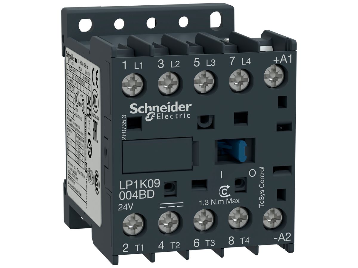 Leistungsschütz TeSys 24VDC 4NO 20A