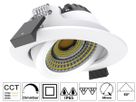 EB-LED Spot MILO 5W/8W ws 3CCT IP65 - 100lm/W,2700/3000/4000K,dimmbar,68-75mm