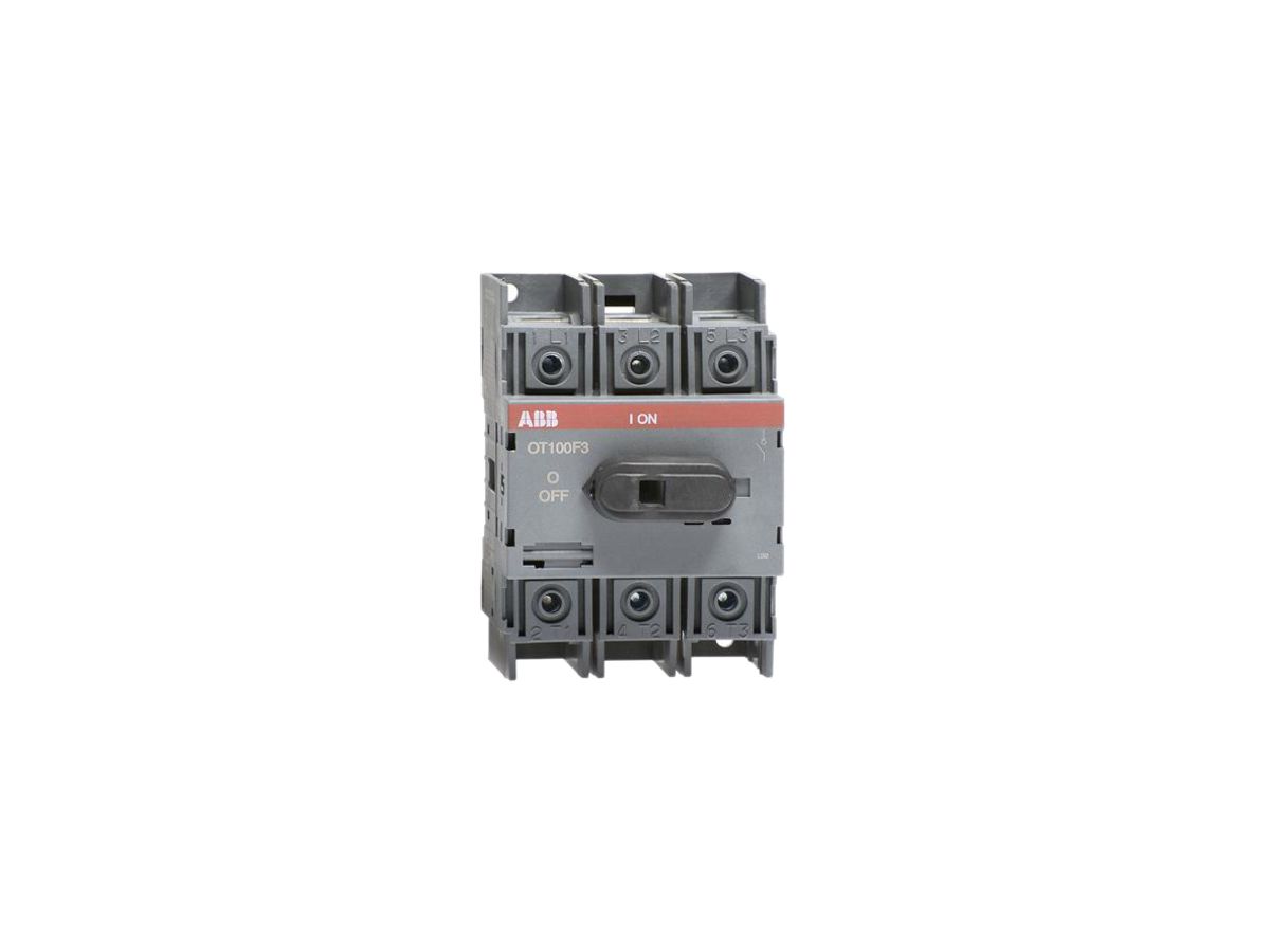 Lasttrennschalter ABB 100A/400V 3L, AC22A hellgrau
