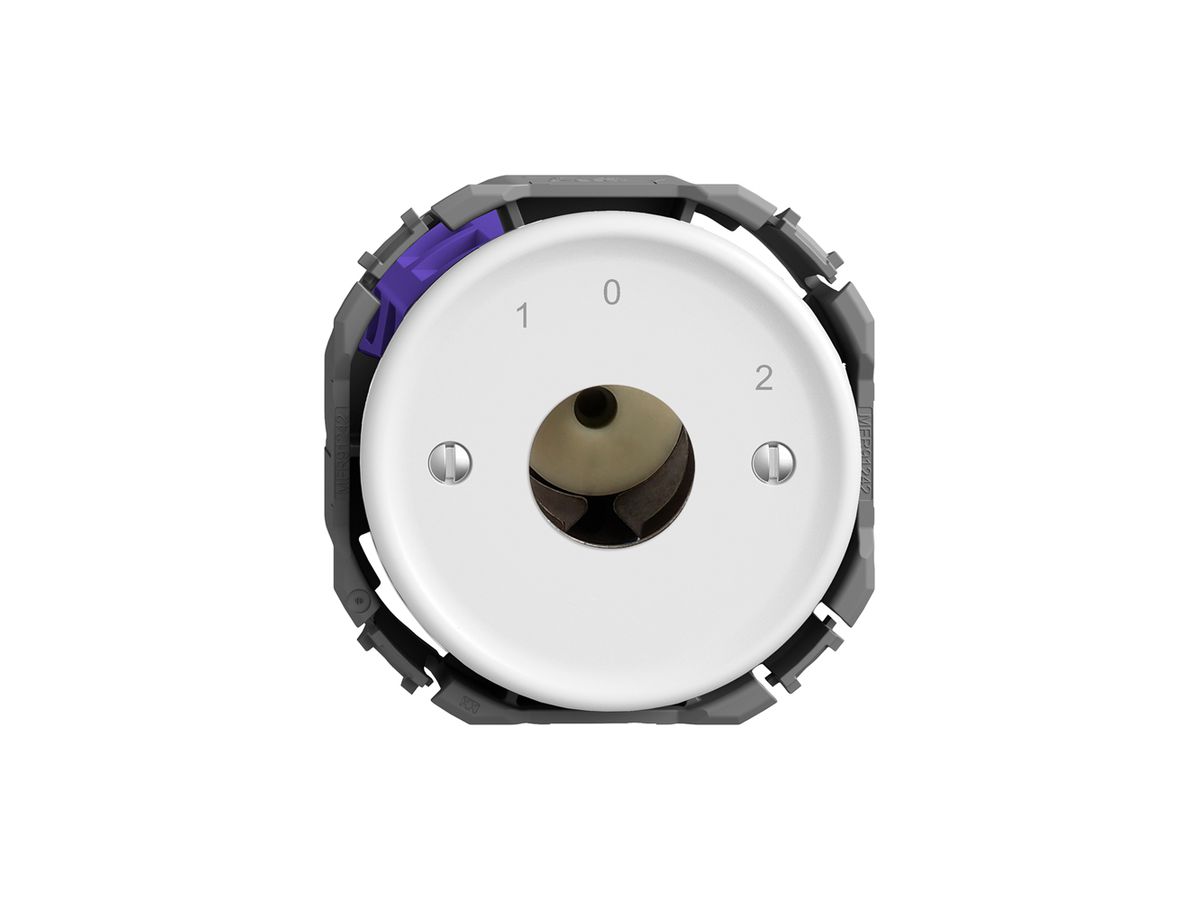 Schlüsselschalter STANDARDdue für KABA 1514 m.1×Rückz.3P 1-0-2 T=77mm ws