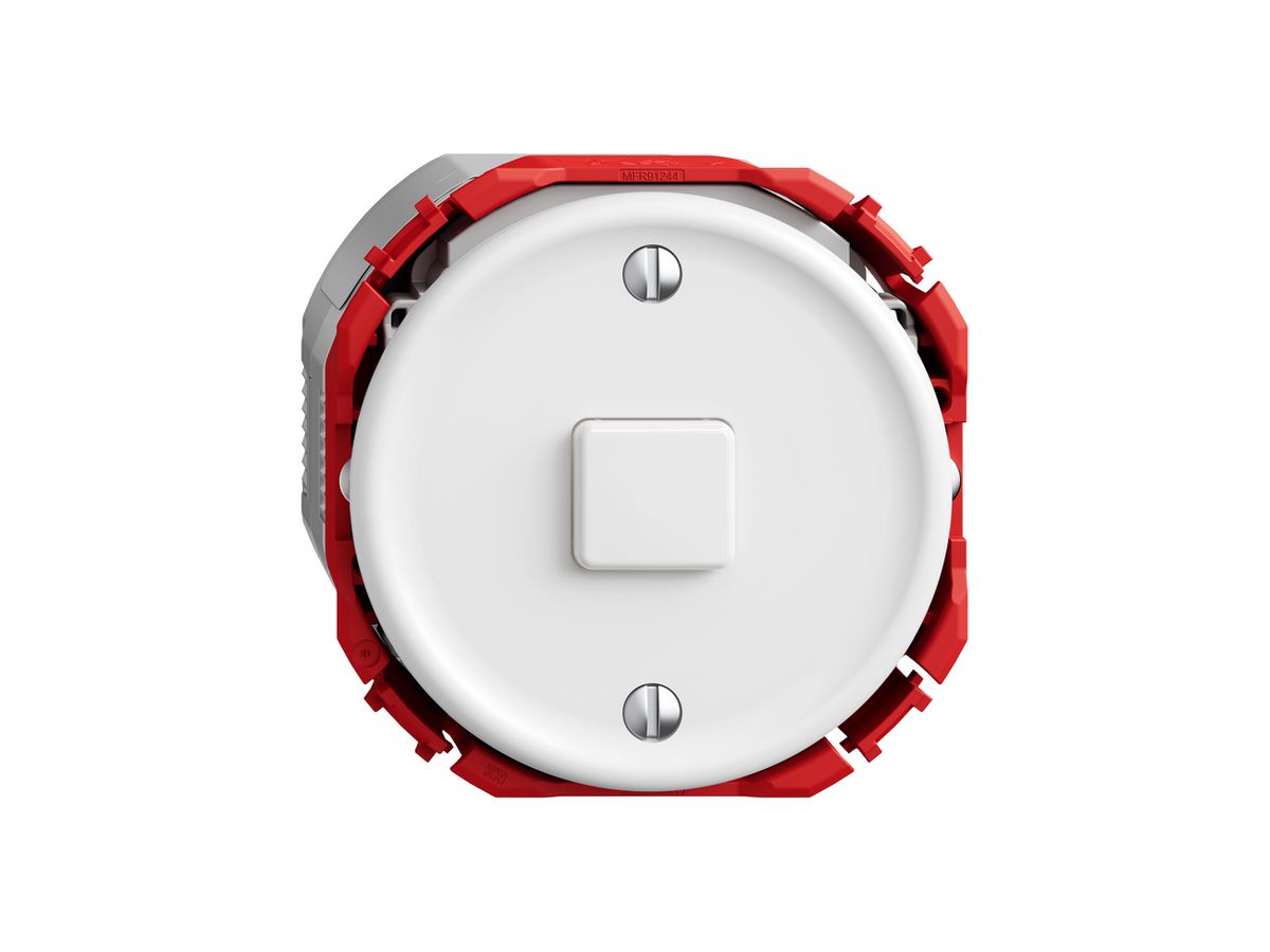 Druckschalter STANDARDdue Wiser SNAPFIX® 1 Taste WLAN ws
