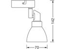 Deckenleuchte LDV LED SPOT G9 1×1.9W 1×200lm 2700K silber