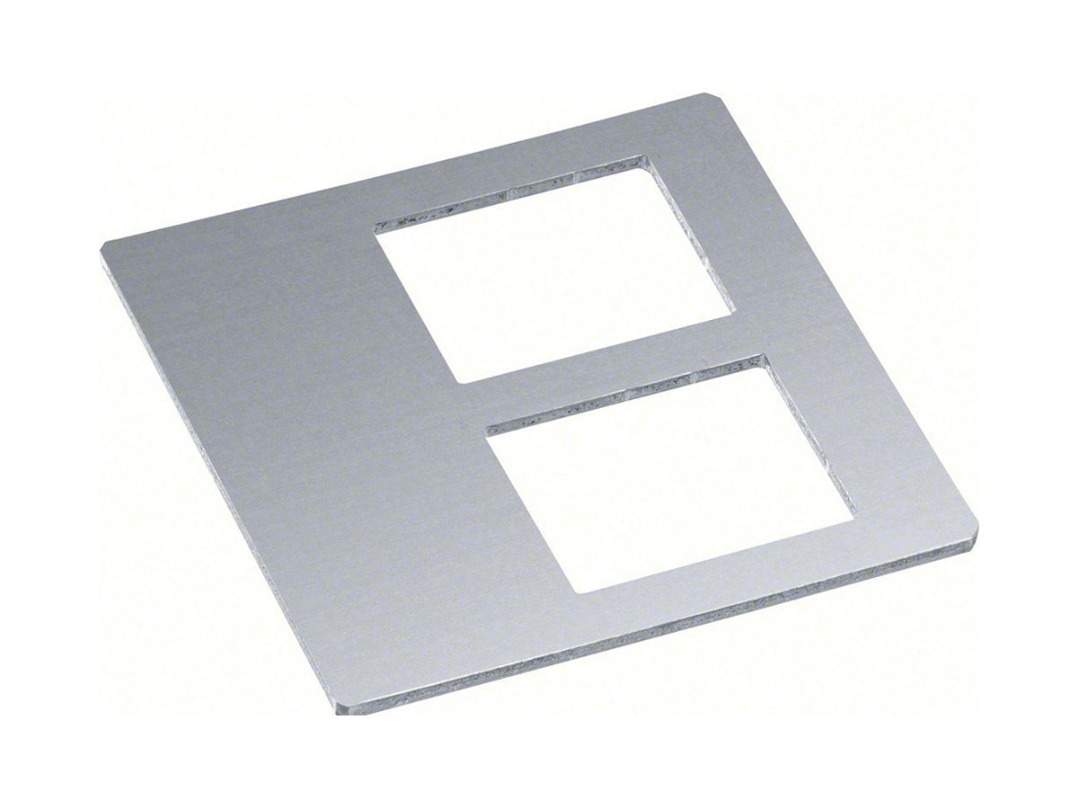 Montageplatte Hager für Datentechnik 2×RJ45 19.3×14.8mm