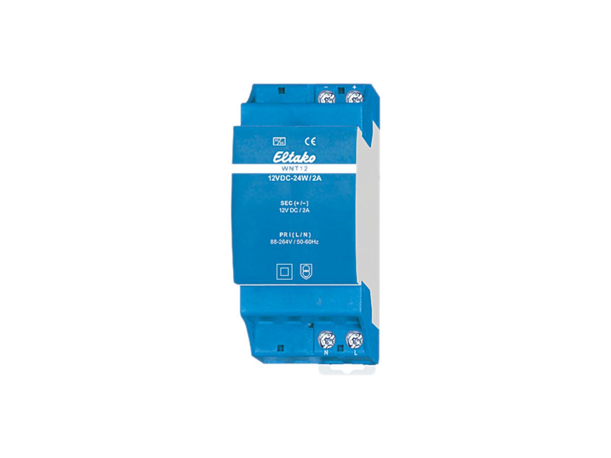 REG-Schaltnetzteil WNT12 88…264VAC/12VDC 24W 2A