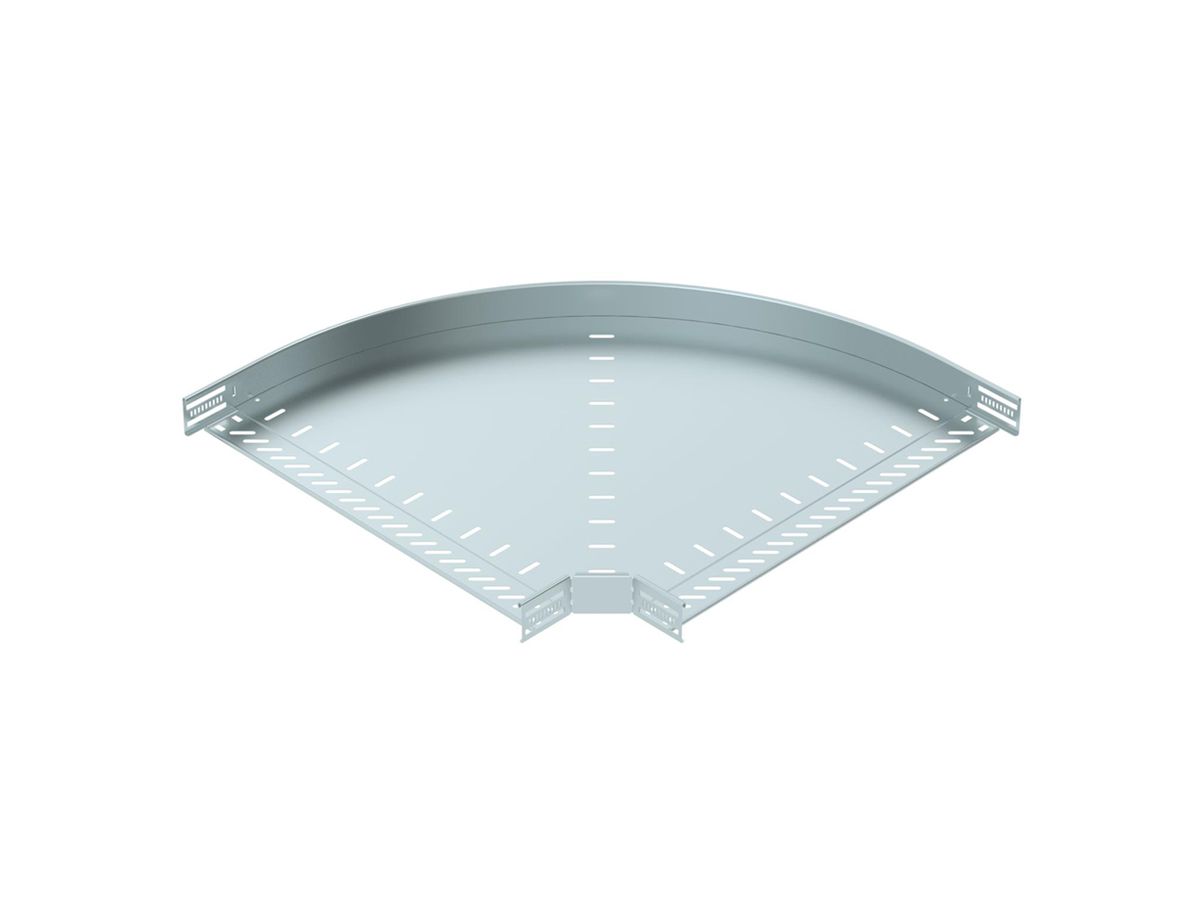 Bogen BET RB 90° 60×600mm Stahl bandverzinkt