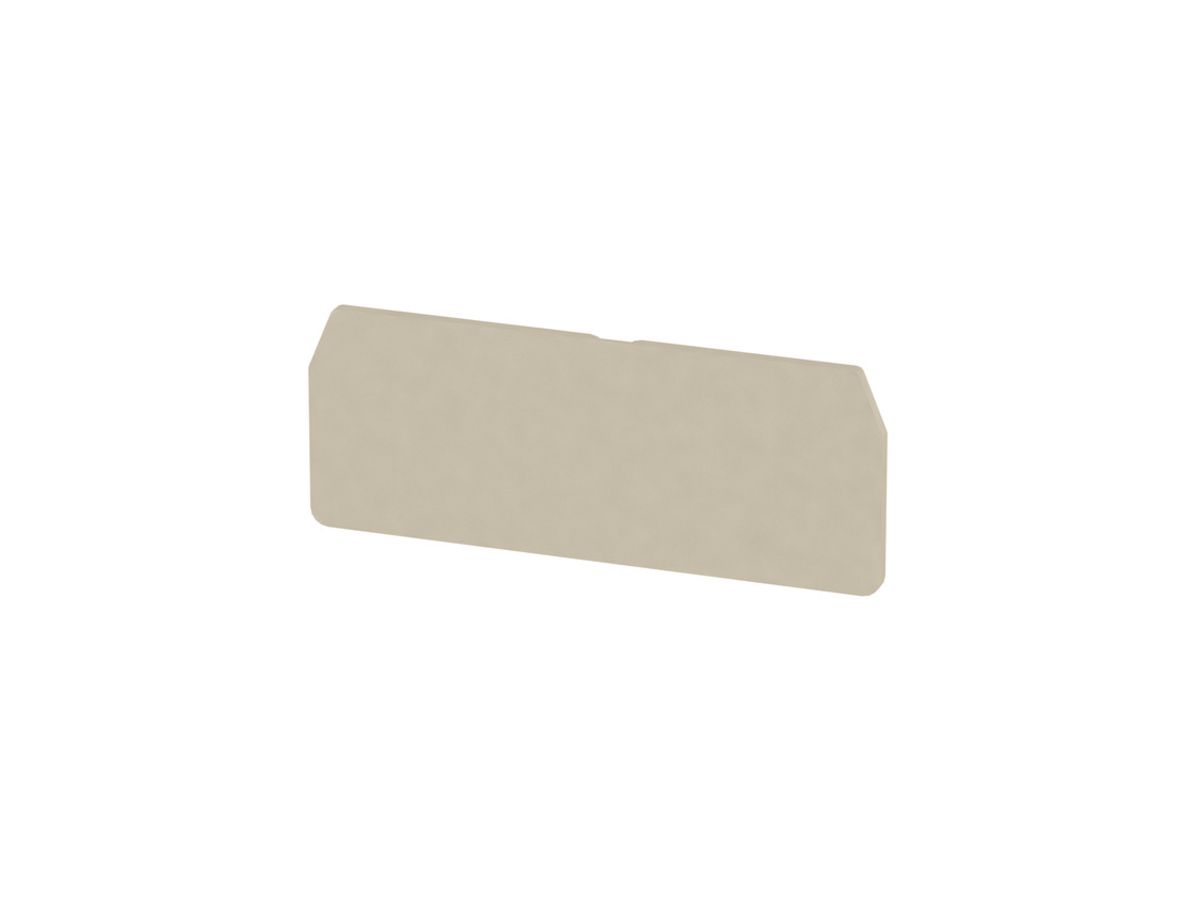 Abschluss-/Zwischenplatte Weidmüller ZAP/TW 3 79.4×30.5mm beige