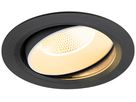 EB-LED-Spot SLV NUMINOS MOVE XL 24W 3600lm 3000K NB DALI DIM Ø190×116mm sz/ws