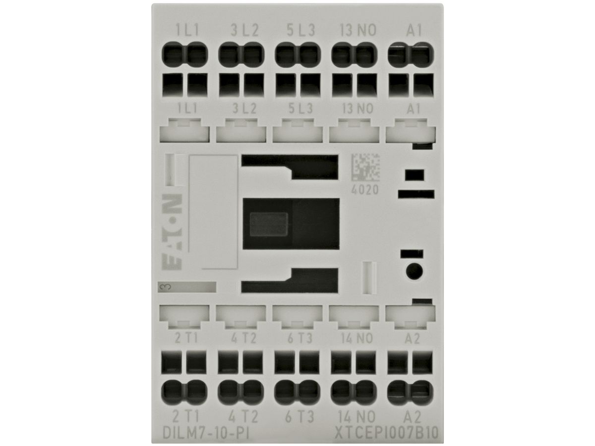 Leistungsschütz Eaton, 3P 3kW, 1S, 110V 50Hz, 120V 60Hz, Push-in-Klemmen