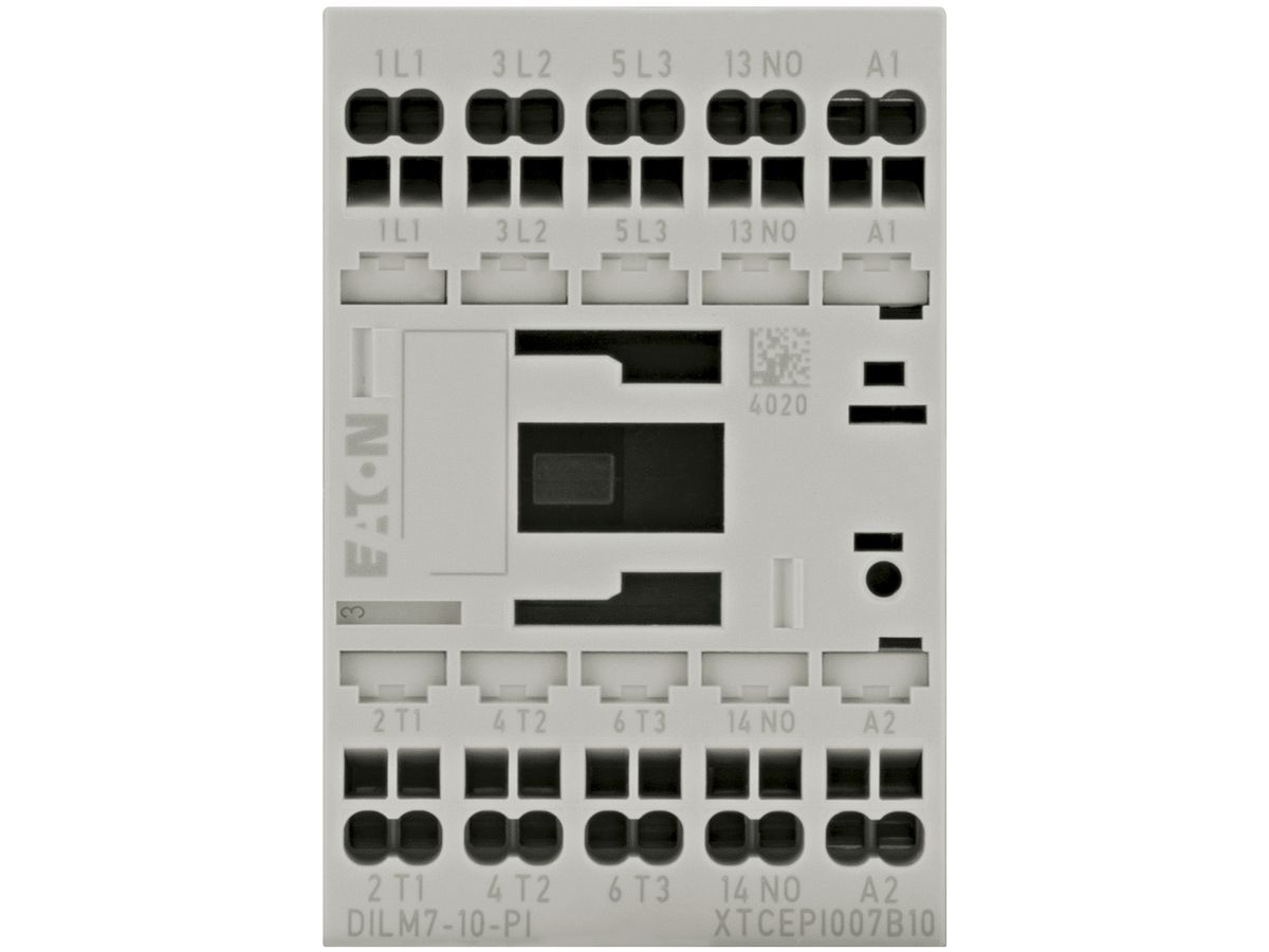 Leistungsschütz Eaton, 3P, 380V 400V 3kW, 1S, 220V 50/60Hz, Push-in-Klemmen