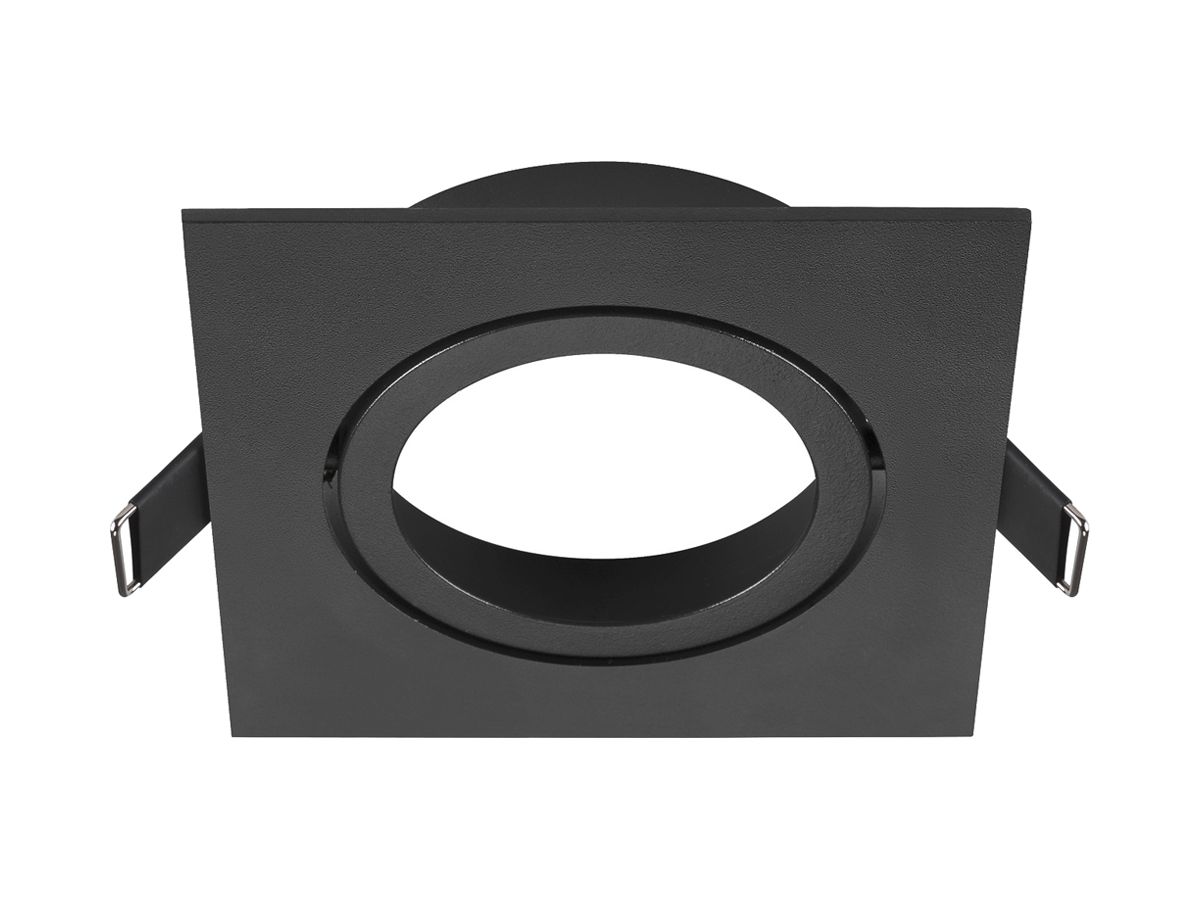 Einbaurahmen SLV NEW TRIA 95 Aluminium 110×110×26mm schwarz