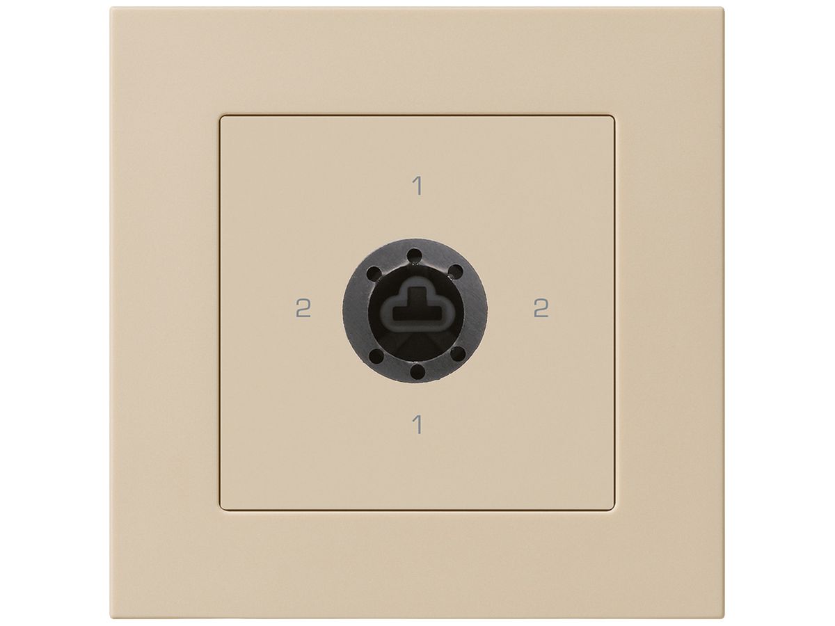 UP-Drehschalter kallysto.pro 3/1L beige für Sicherheitsschloss ohne Zylinder