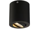 AP-LED-Downlight SLV TRILEDO CL, 6.2W 625lm 3000K rund IP20 mattschwarz