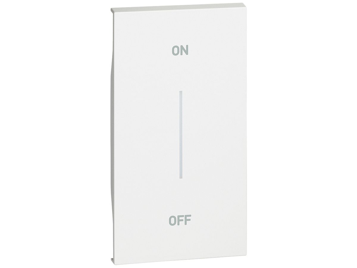 Tastenabdeckung Living Now für Tasten MyHOME 2 Module mit Aufdruck ON-OFF weiss