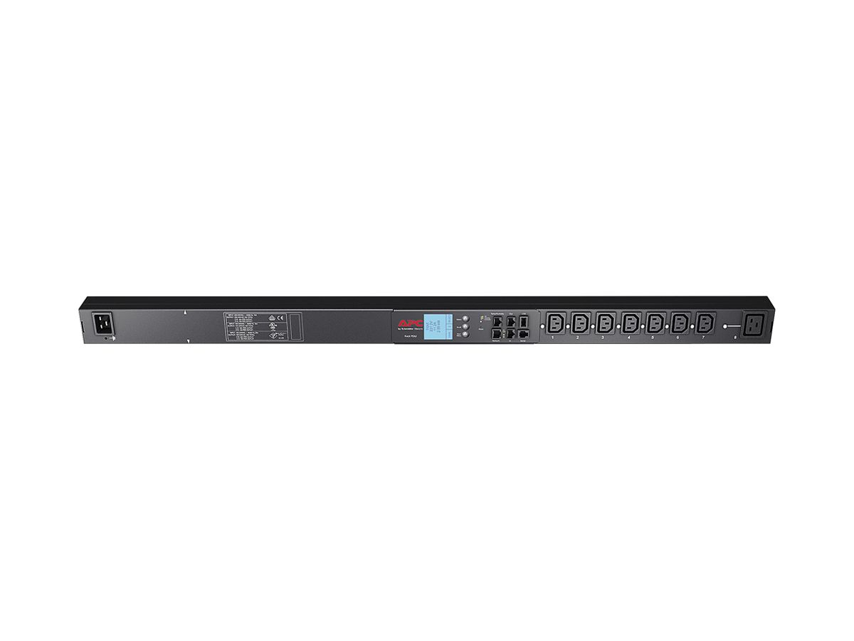 Steckdosenleiste Rack PDU 2G 56×988×46mm 7×C13 1×C19 Schaltfun.20A/208V 16A/230V
