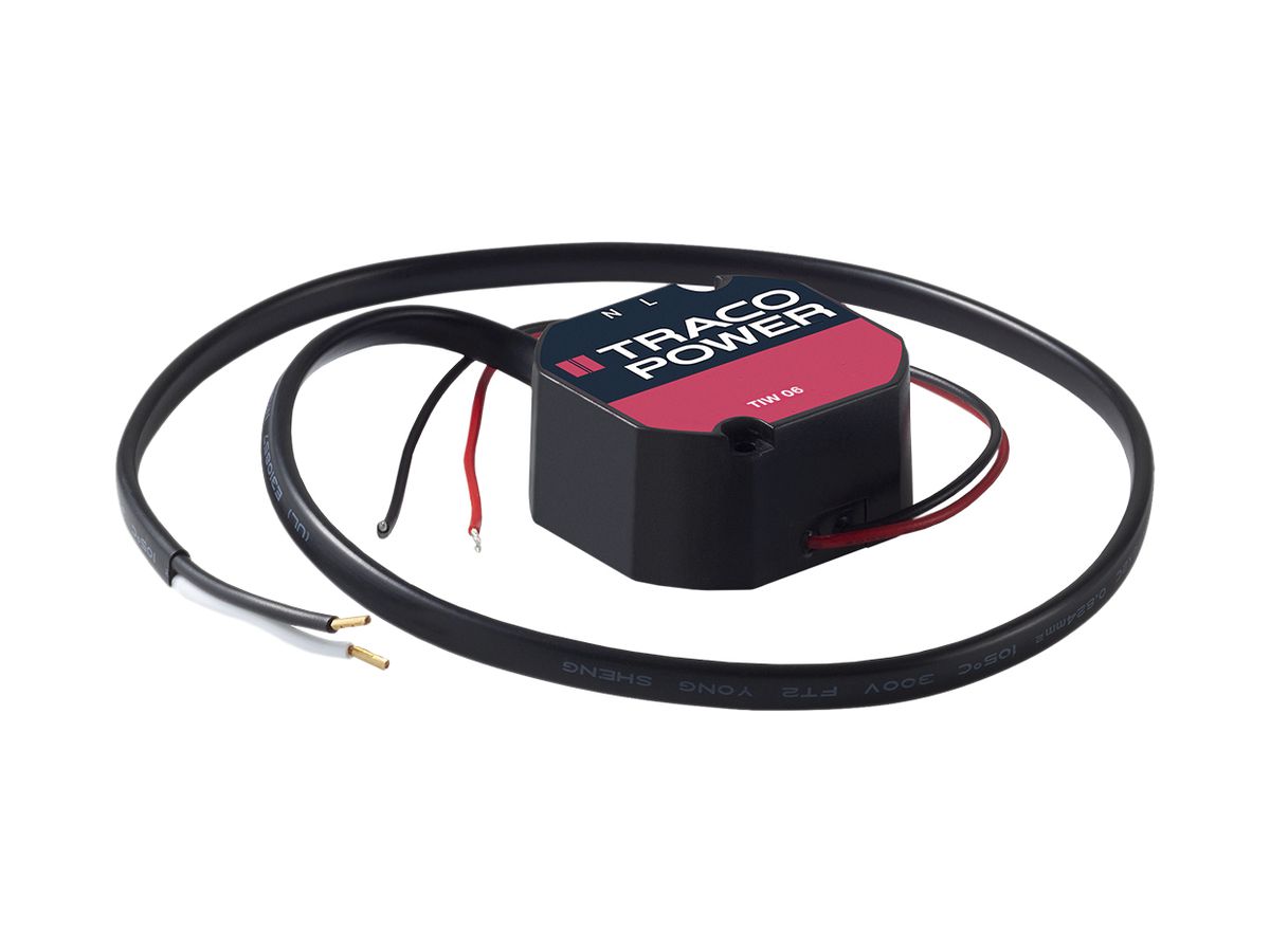 EB-Netzteil Traco TIW 06-103, IN: 230VUC, OUT: 3.3VDC/4W, IP67