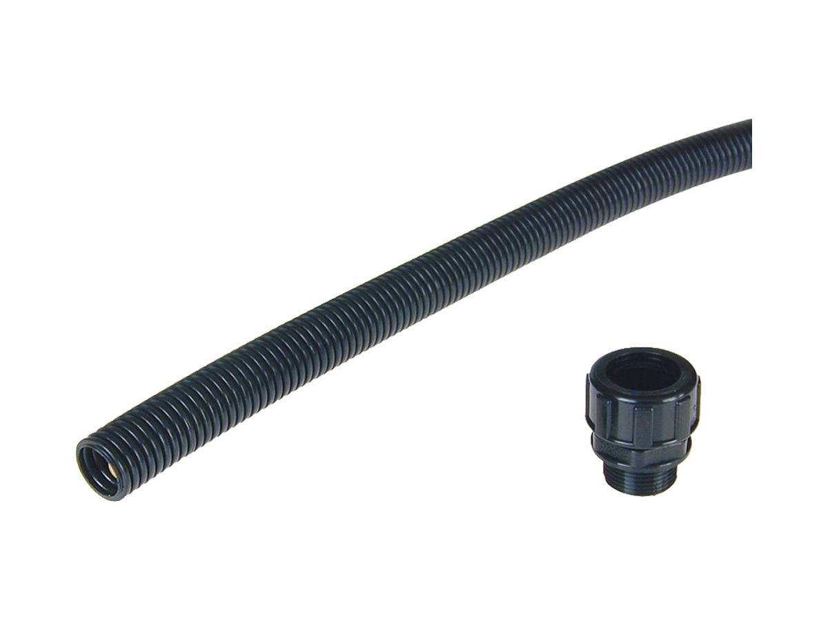 Kunststoffschlauch Pasoflex 23mm schwarz