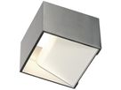 LED-Wandleuchte SLV LOGS IN, 12W 230V 2000…3000K 490lm IP20 alu/weiss